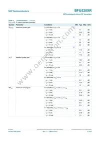 BFU520XRVL Datasheet Page 5