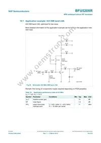 BFU520XRVL Datasheet Page 16