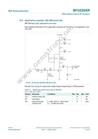 BFU520XRVL Datasheet Page 17