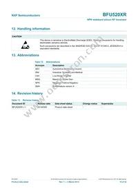 BFU520XRVL Datasheet Page 19