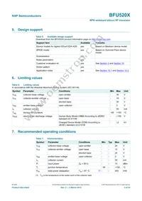BFU520XVL Datasheet Page 3