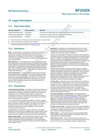 BFU520XVL Datasheet Page 20