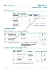 BFU530XRVL Datasheet Page 3