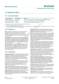 BFU530XRVL Datasheet Page 20