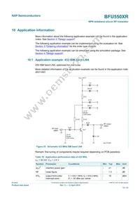 BFU550XRVL Datasheet Page 15