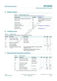 BFU580QX Datasheet Page 3