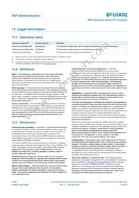 BFU580QX Datasheet Page 19