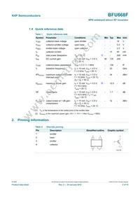 BFU668F Datasheet Page 2