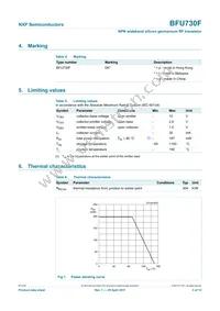 BFU730F Datasheet Page 3