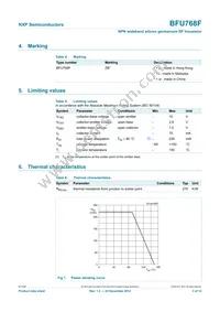 BFU768F Datasheet Page 3