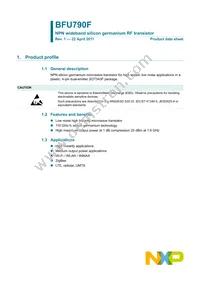 BFU790F Datasheet Cover