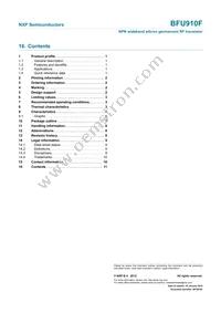 BFU910FX Datasheet Page 11