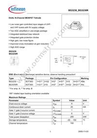 BG 3230 E6327 Datasheet Cover