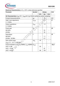 BG5120KH6327XTSA1 Datasheet Page 3