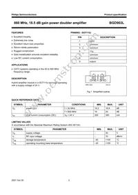 BGD902L Datasheet Page 2