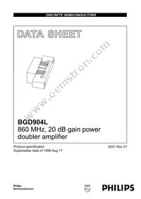 BGD904L,112 Cover