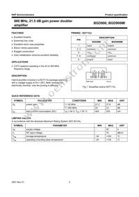 BGD906 Datasheet Page 2