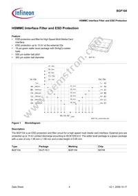 BGF 104C E6327 Datasheet Page 4
