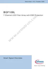BGF 108L E6328 Datasheet Cover