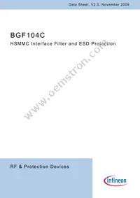 BGF104CE6328XTSA1 Datasheet Cover