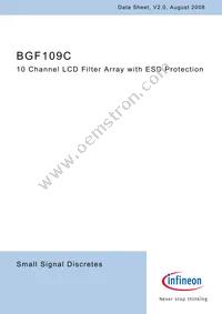 BGF109CE6328XTSA1 Datasheet Cover