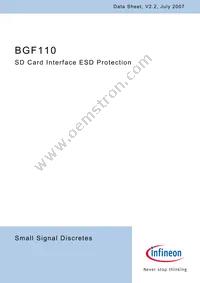 BGF110E6327XT Datasheet Cover