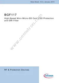 BGF117E6328XTSA1 Datasheet Cover