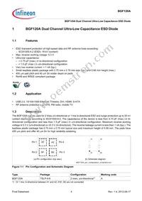 BGF120AE6327XTSA1 Datasheet Page 4