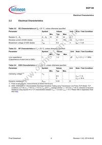 BGF148E6327XTSA1 Datasheet Page 6