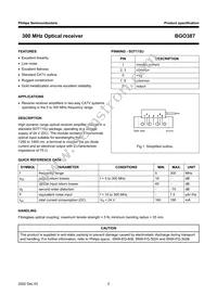 BGO387 Datasheet Page 2