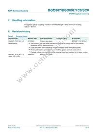 BGO807C/SC0 Datasheet Page 8