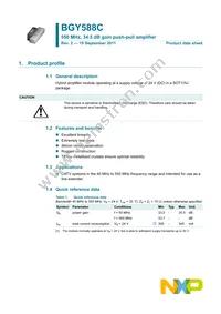 BGY588C Datasheet Cover