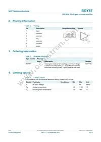 BGY67 Datasheet Page 2