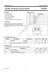 BGY685A Datasheet Page 2