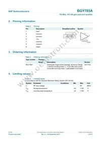 BGY785A Datasheet Page 2