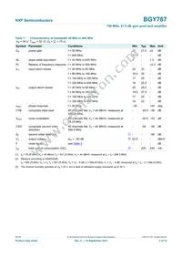 BGY787 Datasheet Page 5