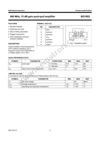 BGY883 Datasheet Page 2