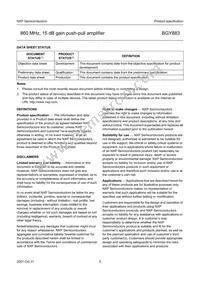 BGY883 Datasheet Page 5