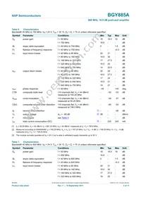 BGY885A Datasheet Page 4