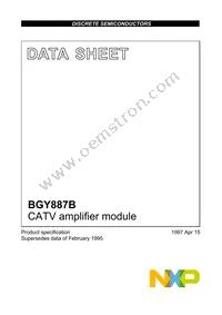BGY887B Datasheet Cover