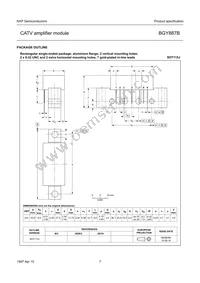 BGY887B Datasheet Page 7