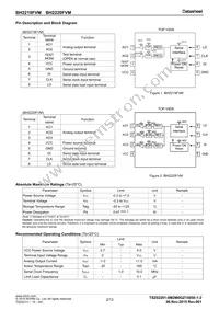 BH2220FVM-TR Datasheet Page 2