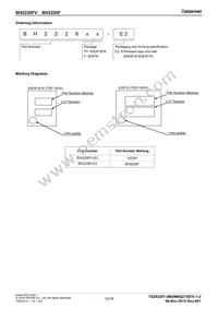 BH2226FV-FE2 Datasheet Page 13