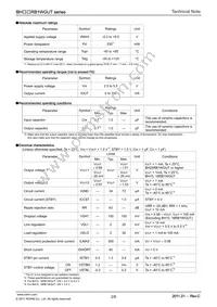 BH31RB1WGUT-E2 Datasheet Page 2