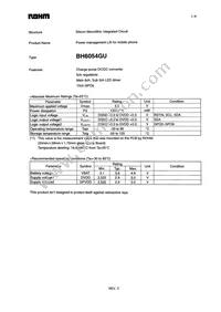 BH6054GU-E2 Datasheet Cover