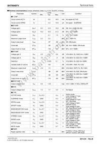 BH7884EFV-E2 Datasheet Page 2