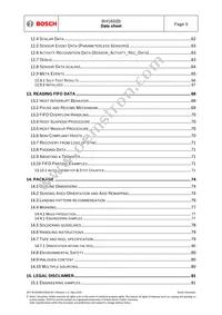 BHI160 Datasheet Page 5