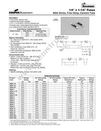 BK/MDA-V-30A-R Datasheet Cover