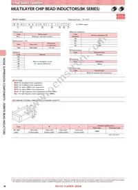 BK1005LL680-TV Datasheet Page 3