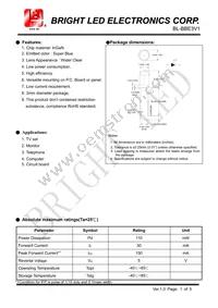 BL-BBE3V1 Datasheet Cover